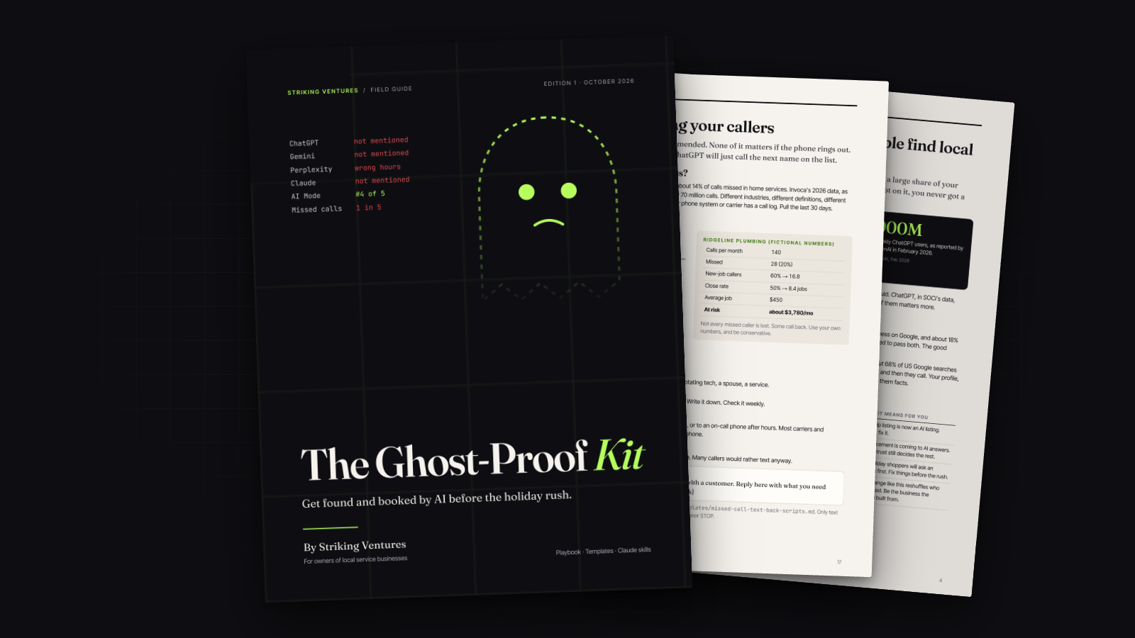 The Ghost-Proof Kit cover and two interior pages